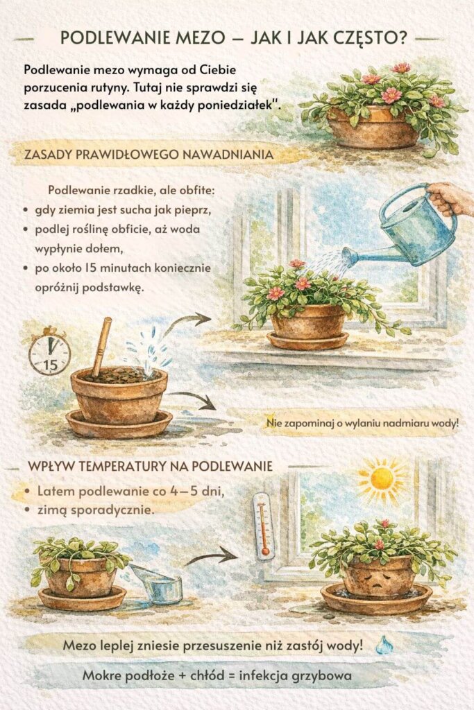 Mezo kwiat - jak podlewać?