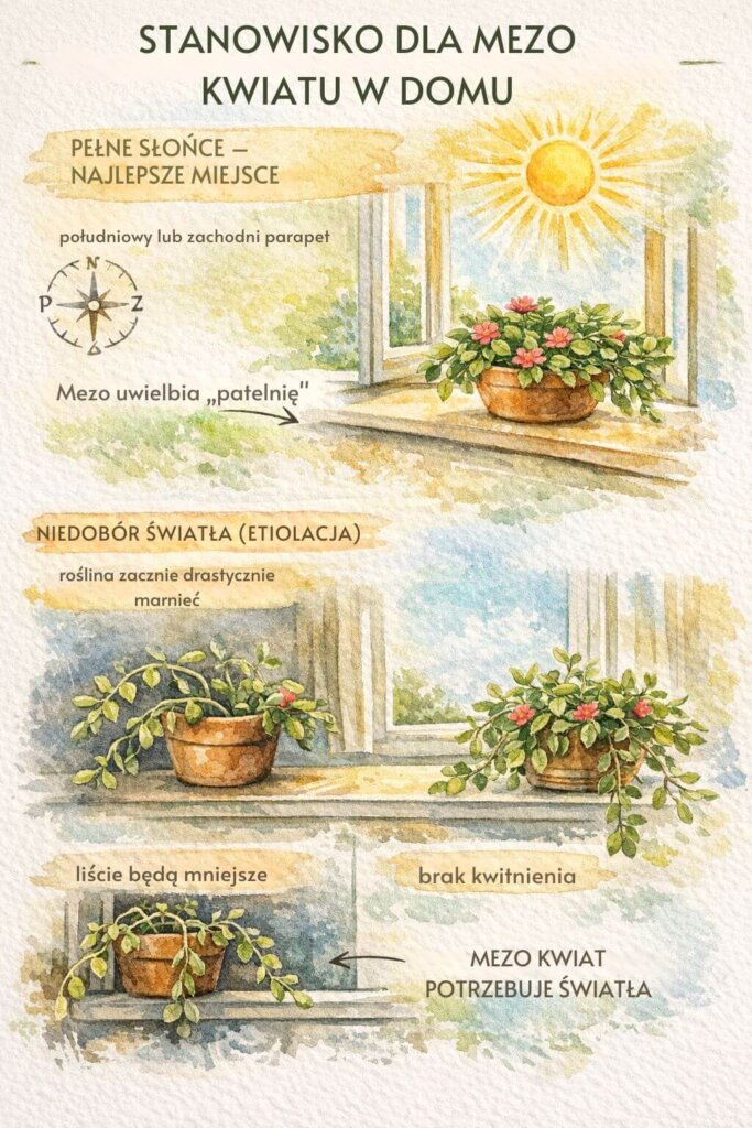 Jakie warunki należy zapewnić mezo kwiatom?