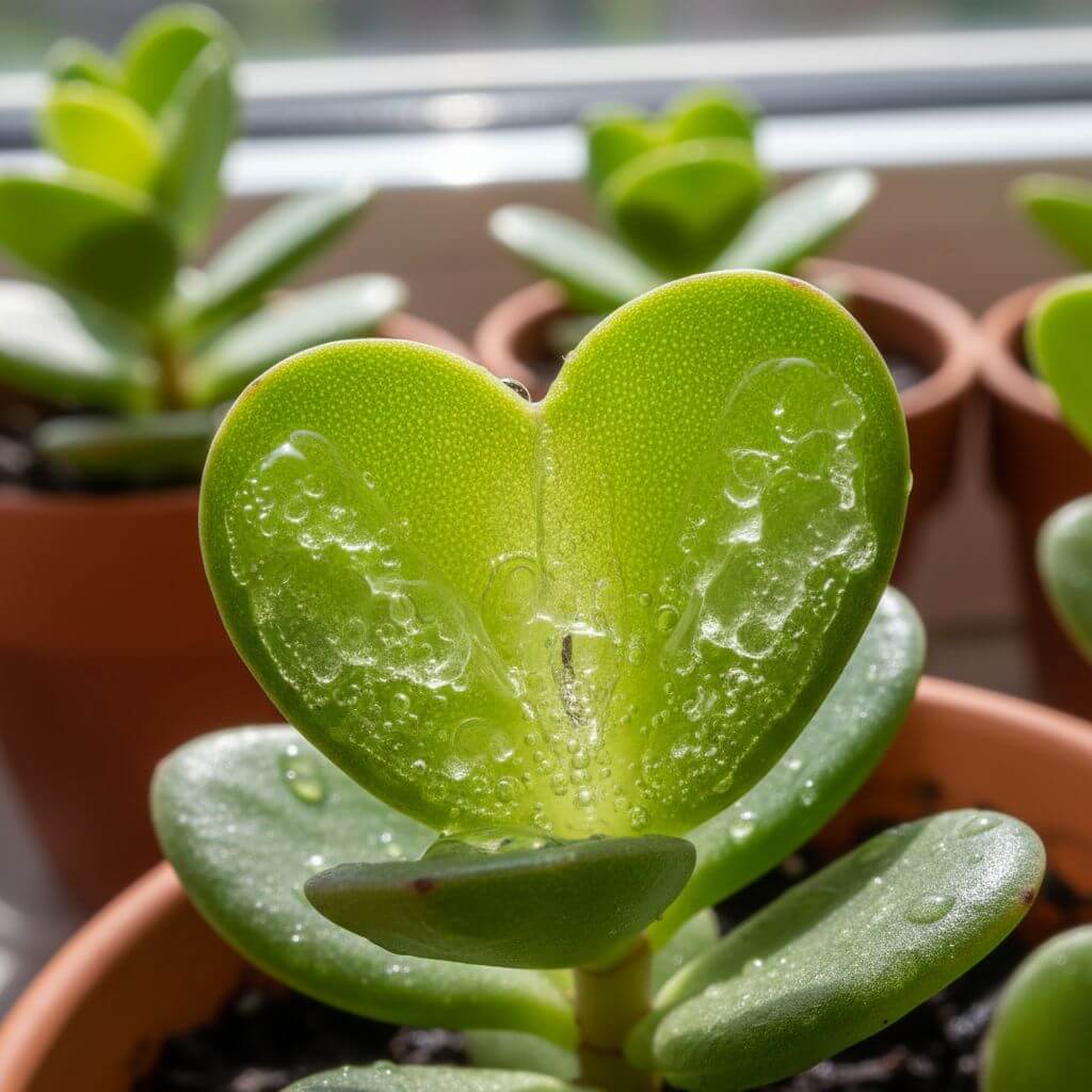 Mezo kwiat - mięsiste liście 