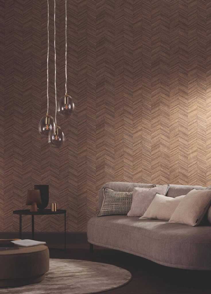 Tapety Casamance inspirowane drewnem Naturalne inspiracje w kolekcjach Casamance - tapeta a'la drewno