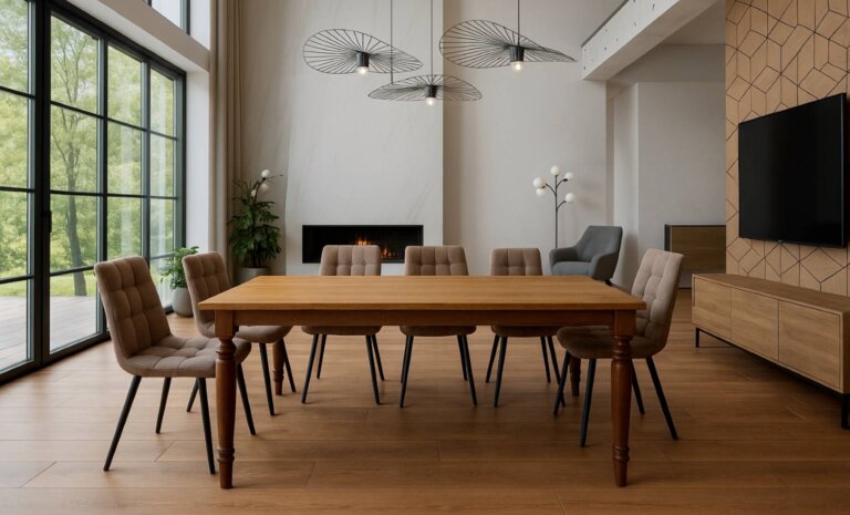 Stół drewniany na wymiar czy gotowy z sieciówki? Sprawdzamy, co bardziej się opłaca