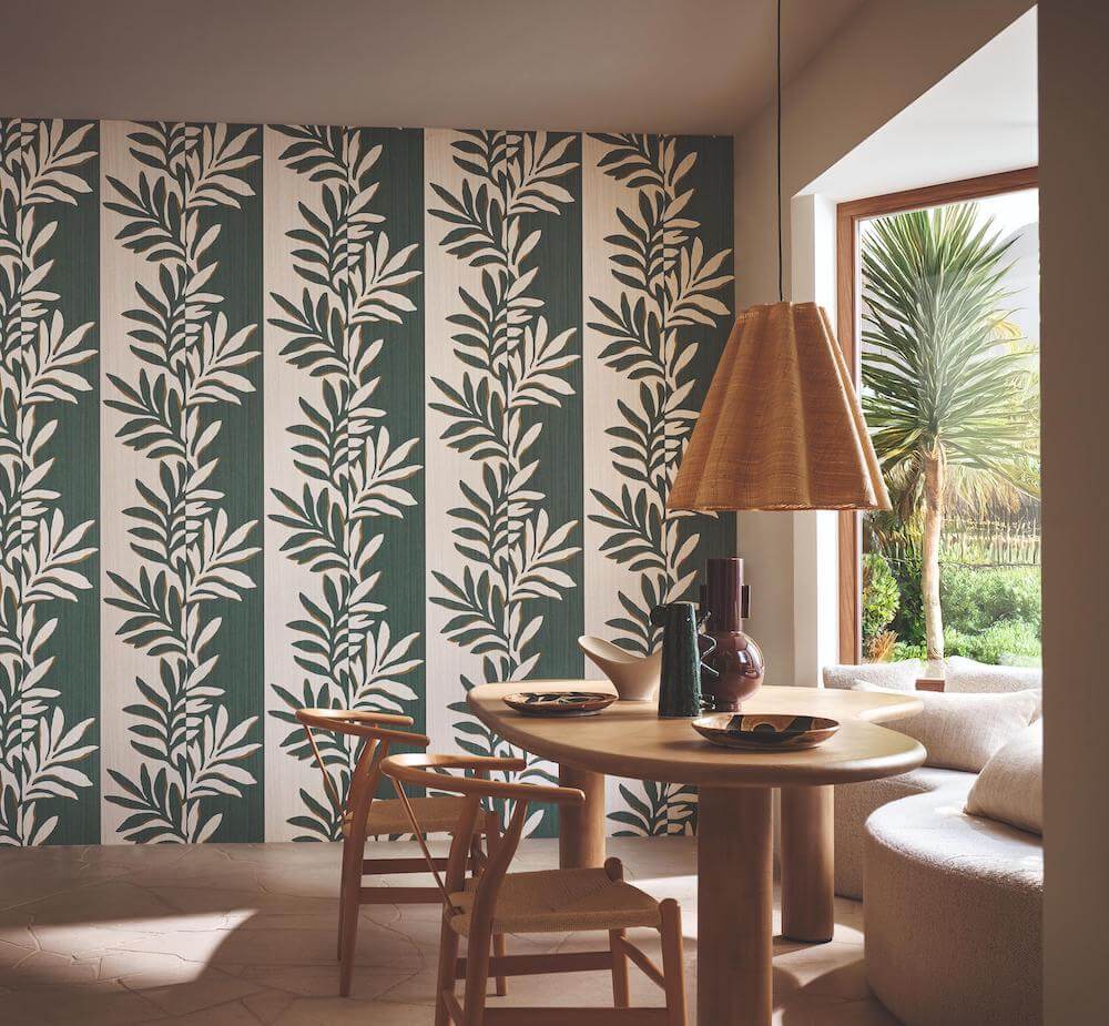 Naturalna tapeta z motywem roślinnym Naturalne inspiracje w kolekcjach Casamance - tapety naturalne