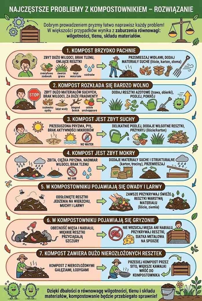 problemy z kompostownikiem - rozwiązanie 