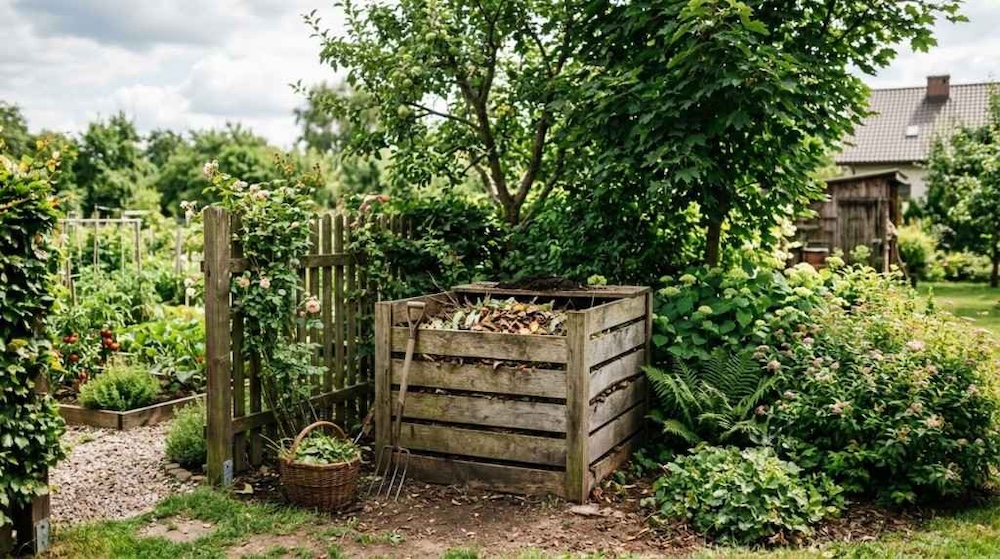 jak zrobić kompostownik z palet 