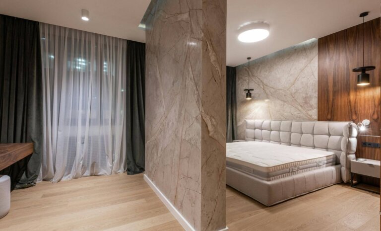 Fototapeta z efektem marmuru – elegancja w nowoczesnym wydaniu