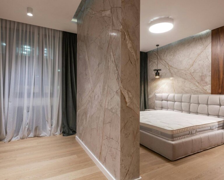 Fototapeta z efektem marmuru – elegancja w nowoczesnym wydaniu