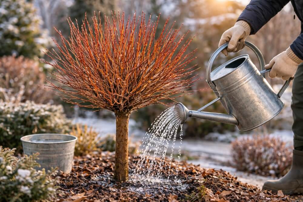 podlewanie wierzby hakuro zanim przyjdzie zima