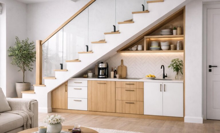 Zabudowy pod schodami – 15 sprawdzonych pomysłów