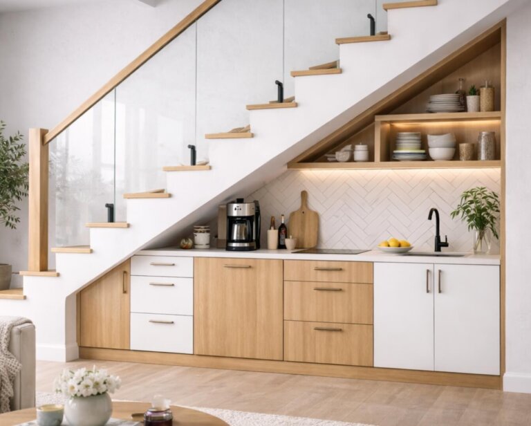 Zabudowy pod schodami – 15 sprawdzonych pomysłów