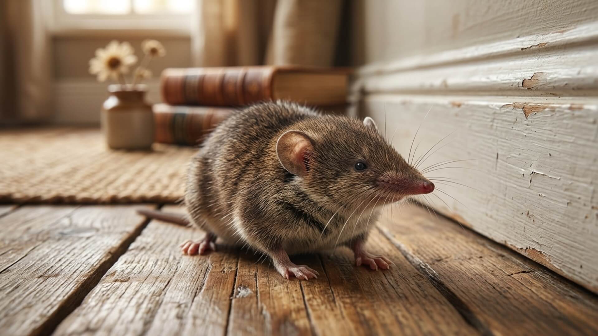 Ryjówka w domu – jak się jej pozbyć i co zrobić, gdy weszła do środka?