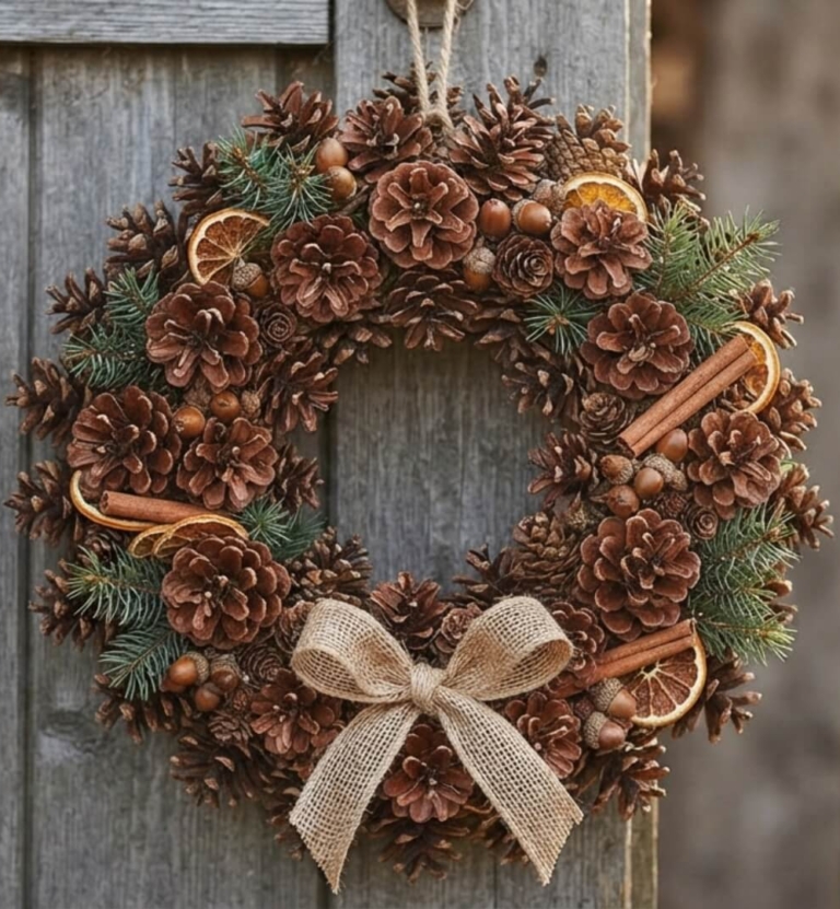 Cudeńka z szyszek – 30 pomysłów DIY