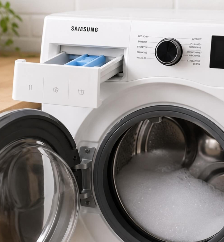 Pralka Samsung – błąd SUD. Co oznacza i jak go naprawić?