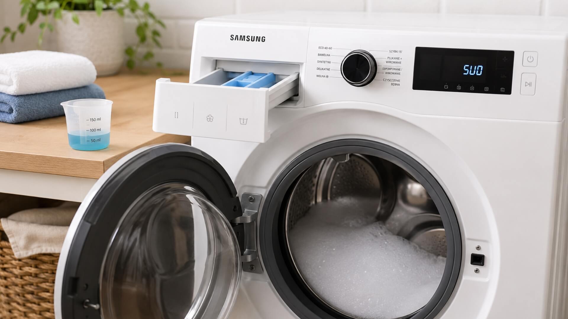 Pralka Samsung – błąd SUD. Co oznacza i jak go naprawić?