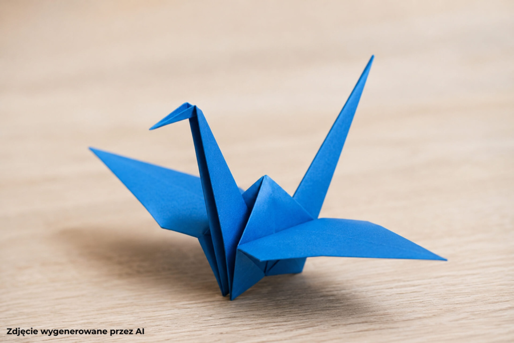 co można zrobić z papieru na przykładzie żurawia origami