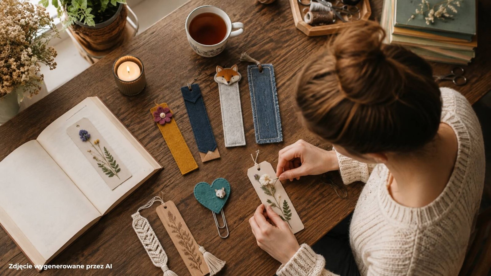 Pomysł na zakładkę do książki – 26 inspiracji DIY